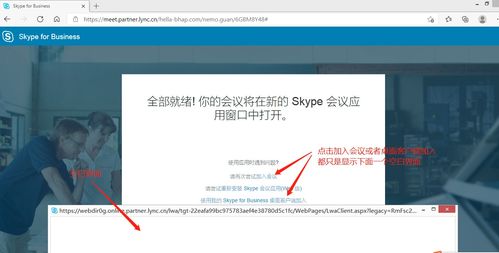 点加入SKYPE会议进不去,SKYPE会议点加入难题解析与解决策略